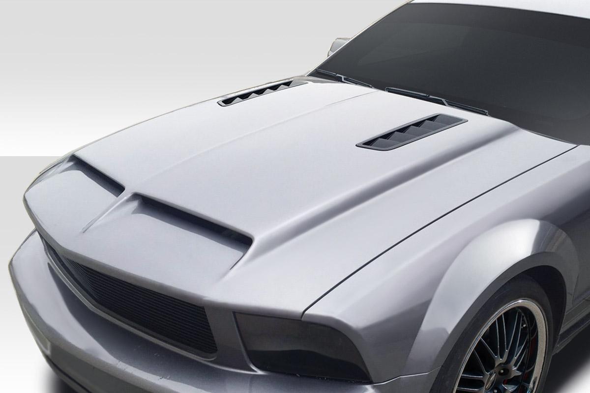 2005-2009 Ford Mustang GT500 V3 Hood, Fiberglass - view 2