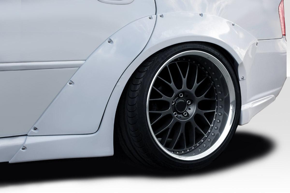 2005-2009 Subaru Legacy MSR Wide Rear Fender Flares - 4 Piece (50mm - view 2