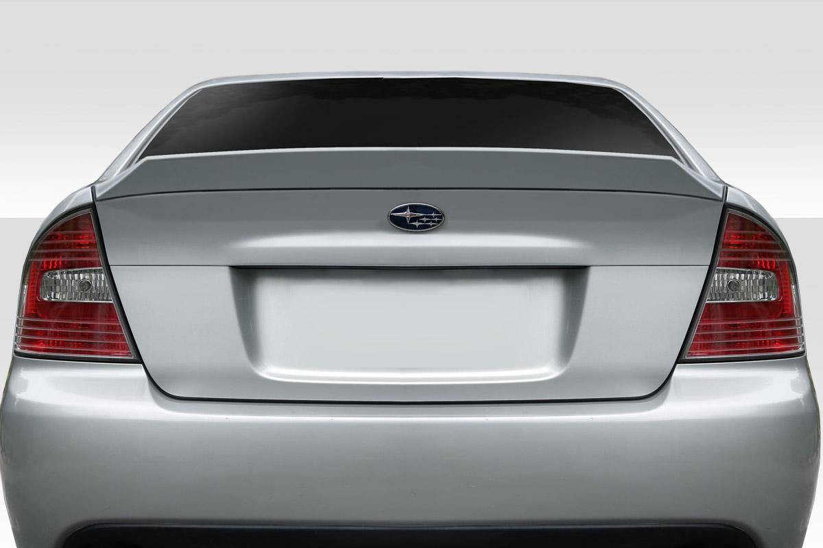 2005-2010 Subaru Legacy MSR Rear Wing Spoiler, Fiberglass - view 1