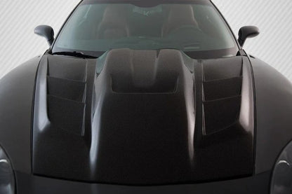 2005-2013 Chevrolet Corvette C6 Dritech ZR Edition 2 Hood, Carbon - view 1