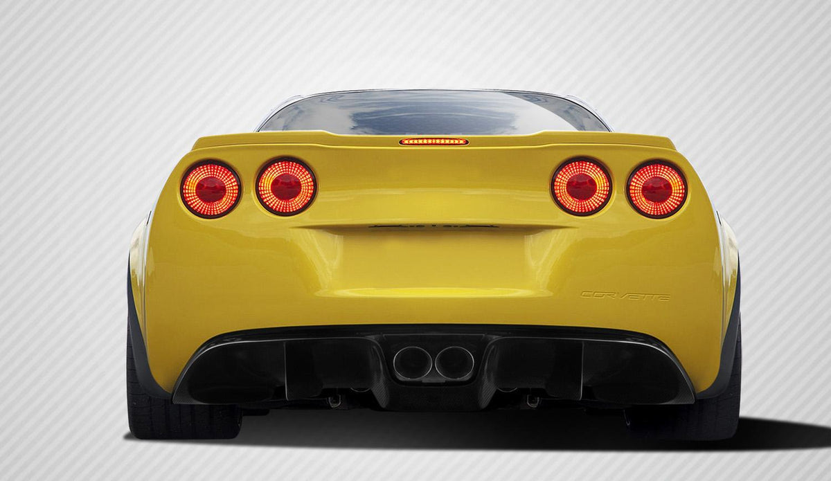 2005-2013 Chevrolet Corvette C6 GT Racing Rear Diffuser, Carbon Fiber - view 1