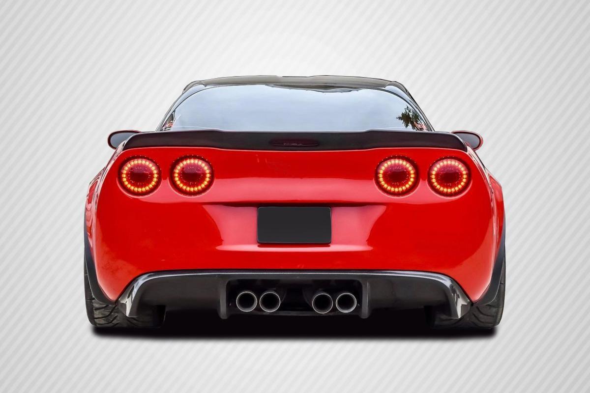 2005-2013 Chevrolet Corvette C6 GT500 Rear Diffuser, Carbon Fiber - view 1