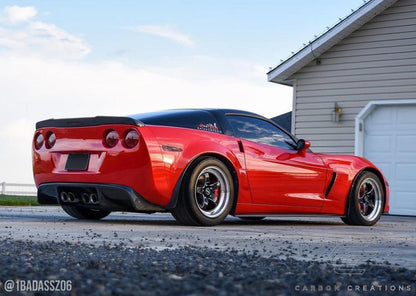 2005-2013 Chevrolet Corvette C6 GT500 Rear Diffuser, Carbon Fiber - view 4