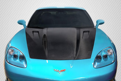 2005-2013 Chevrolet Corvette C6 RKSV Hood, Carbon Fiber - view 1