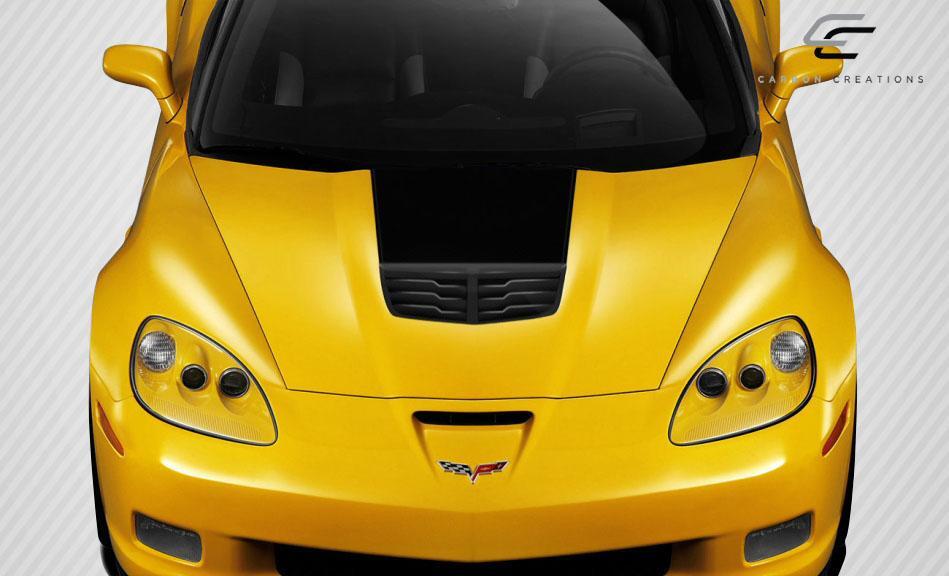 2005-2013 Chevrolet Corvette C6 Stingray Z Hood, Carbon Fiber - view 2