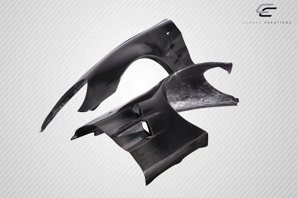 2005-2013 Chevrolet Corvette C6 ZR1 Look Front Fenders, Carbon Fiber - view 6