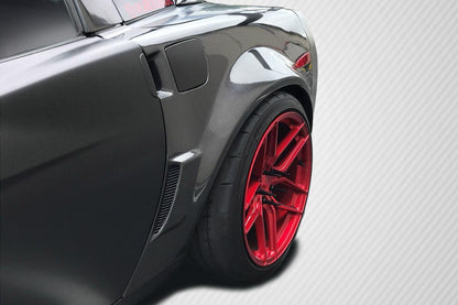 2005-2013 Chevrolet Corvette C6 ZR2 Rear Fenders, Carbon Fiber - view 1