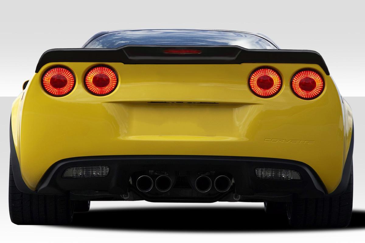 2005-2013 Chevrolet Corvette C6 Champ Rear Wing Spoiler, Fiberglass - view 1