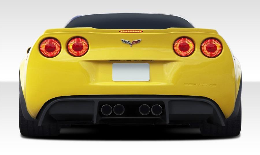 2005-2013 Chevrolet Corvette C6 GT500 Rear Diffuser, Fiberglass - view 1