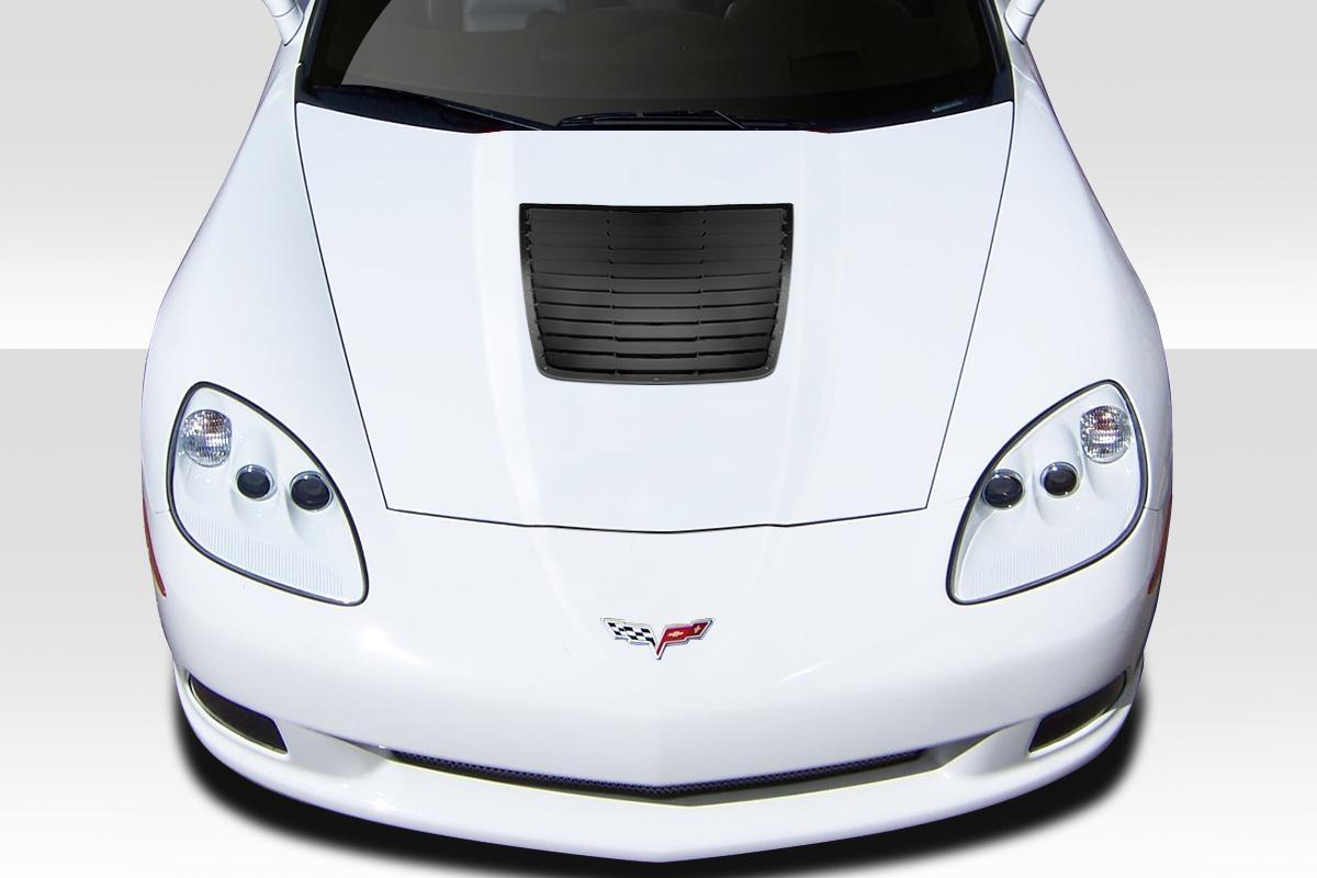 2005-2013 Chevrolet Corvette C6 GTV Hood Vent, Fiberglass - view 1