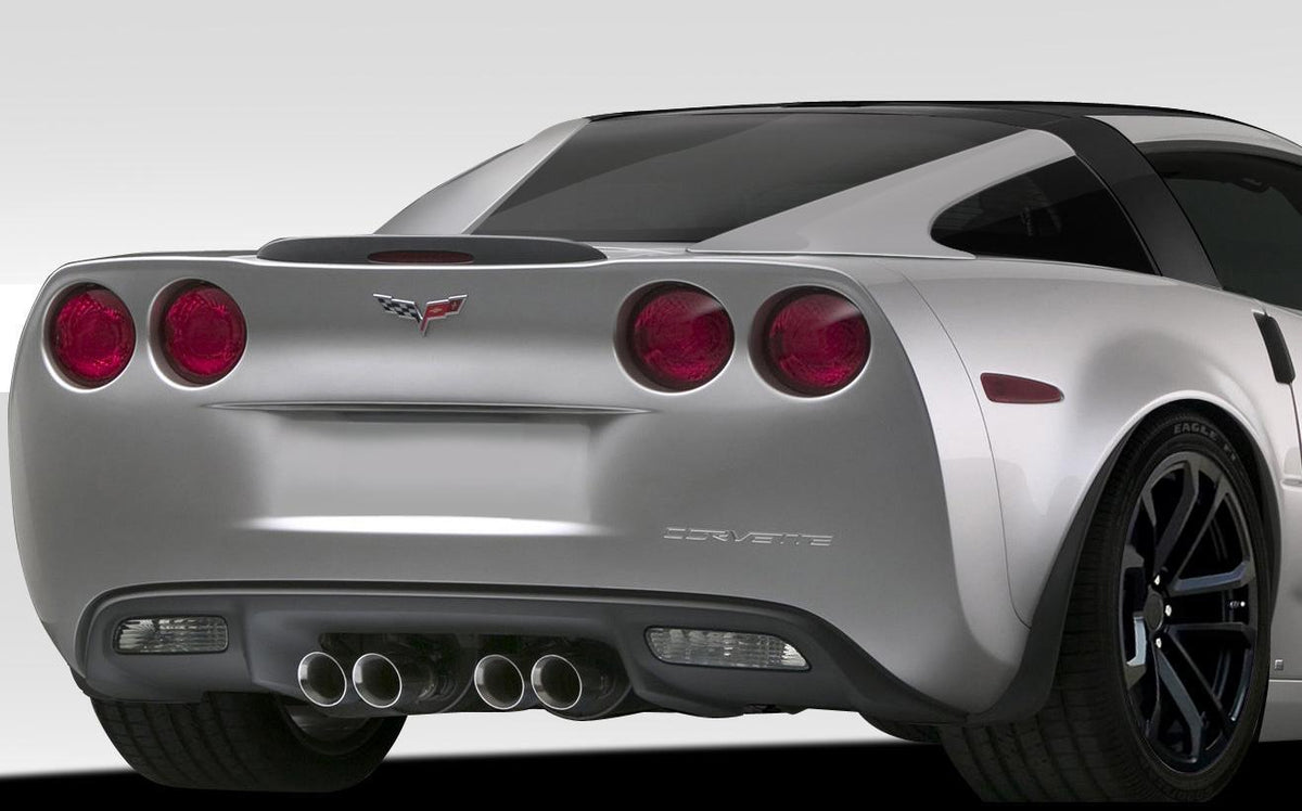 2005-2013 Chevrolet Corvette C6 Stingray Look Window Rails, Fiberglass - view 1