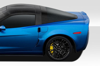 2005-2013 Chevrolet Corvette C6 ZR1 Look Rear Fenders, Fiberglass - view 1
