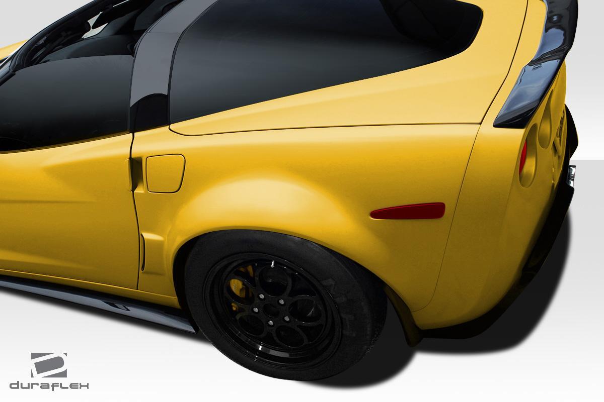 2005-2013 Chevrolet Corvette C6 ZR1 Look Rear Fenders, Fiberglass - view 2