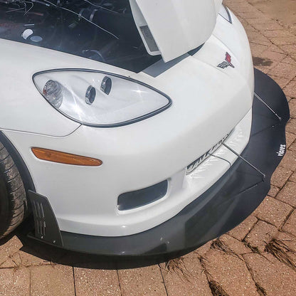 2005-2013 Corvette C6 Z06 VR3 Front Bumper Lip Splitter - view 3
