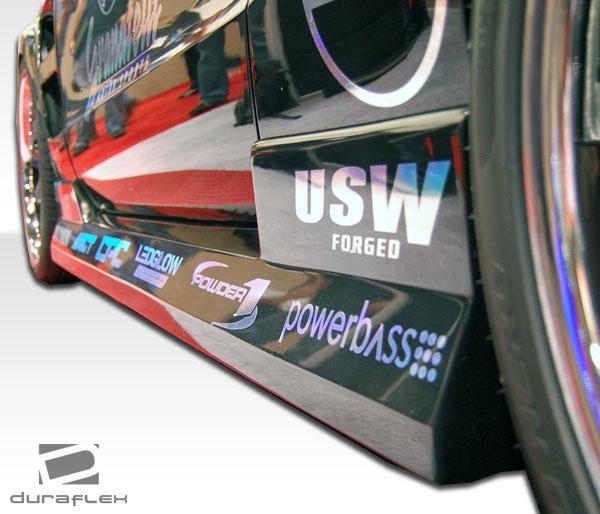 2005-2014 Ford Mustang Circuit Side Skirts Rocker Panels, Fiberglass - view 3