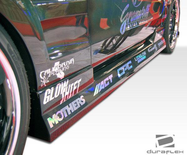 2005-2014 Ford Mustang Circuit Side Skirts Rocker Panels, Fiberglass - view 4
