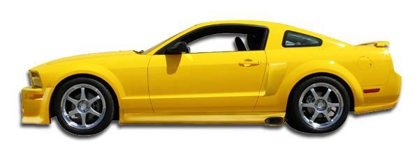 2005-2014 Ford Mustang Eleanor Side Skirts Rocker Panels, Fiberglass - view 1