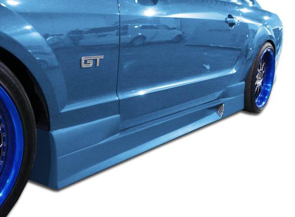 2005-2014 Ford Mustang GT Concept Side Skirts Rocker Panels - view 1