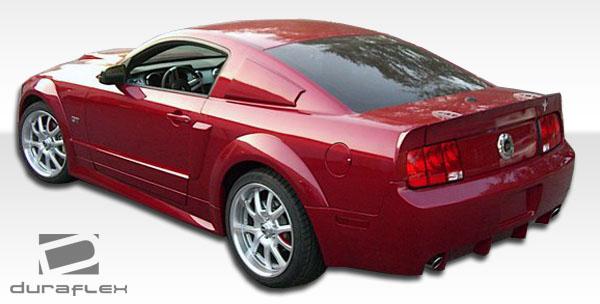 2005-2014 Ford Mustang GT500 Wide Body Side Skirts Rocker Panels - view 2