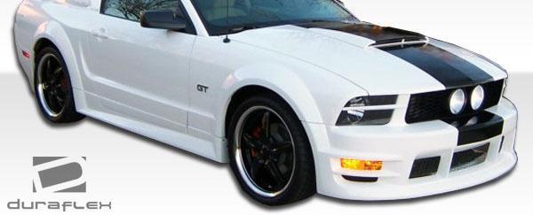 2005-2014 Ford Mustang GT500 Wide Body Side Skirts Rocker Panels - view 4