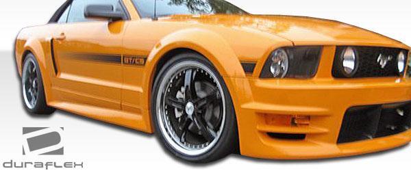 2005-2014 Ford Mustang GT500 Wide Body Side Skirts Rocker Panels - view 9