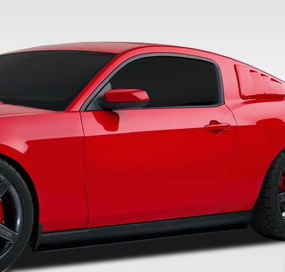 2005-2014 Ford Mustang R-Spec Side Skirt Splitters, Fiberglass - view 1