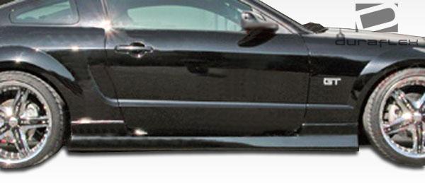2005-2014 Ford Mustang Stallion Side Skirts Rocker Panels, Fiberglass - view 3