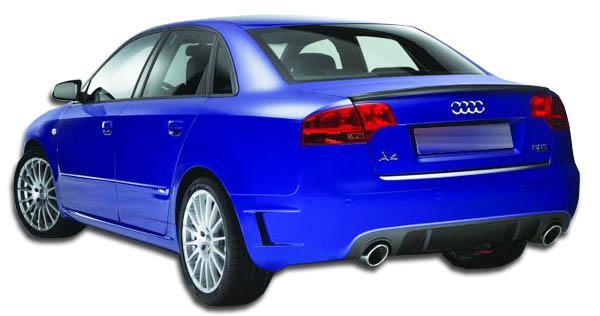 2006-2008 Audi A4 B7 4DR DTM Look Rear Bumper Cover, Fiberglass - view 1