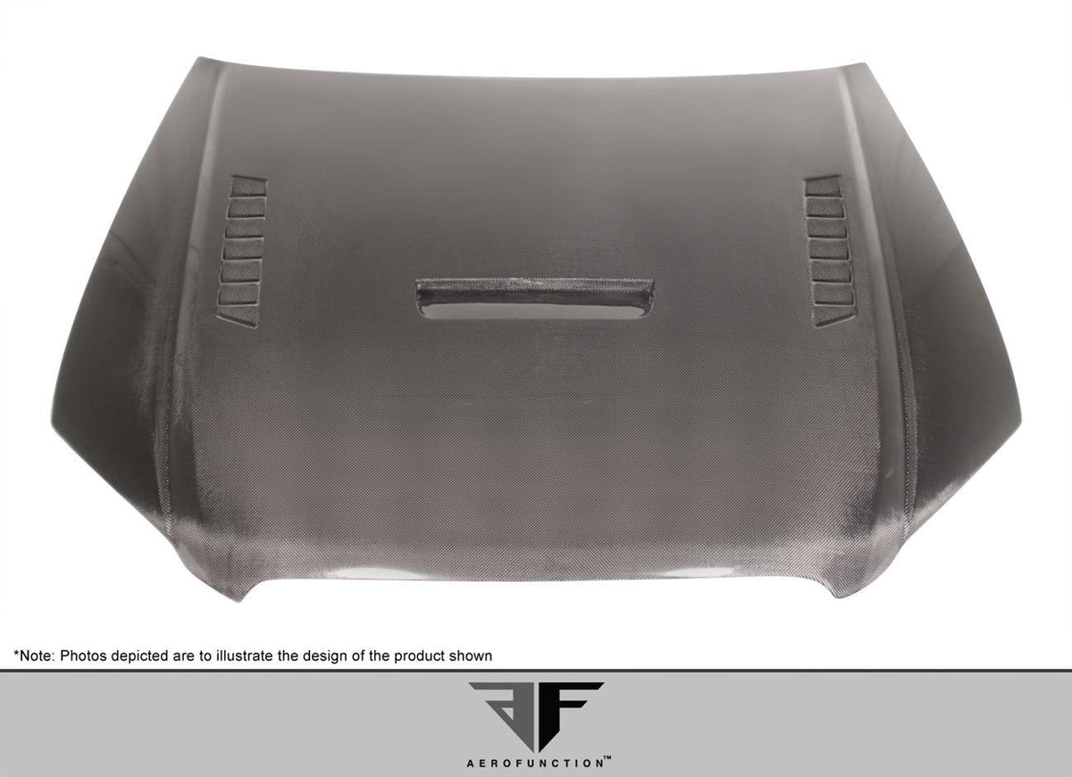 2006-2008 Audi A4 S4 B7 Carbon AF-1 Hood, Carbon Fiber - view 3