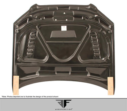 2006-2008 Audi A4 S4 B7 Carbon AF-1 Hood, Carbon Fiber - view 5