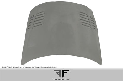 2006-2008 BMW 3 Series E90 4DR AF-1 Hood, Fiberglass - view 10
