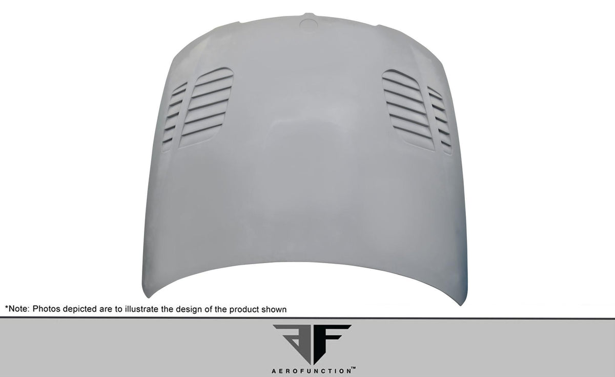 2006-2008 BMW 3 Series E90 4DR AF-1 Hood, Fiberglass - view 3