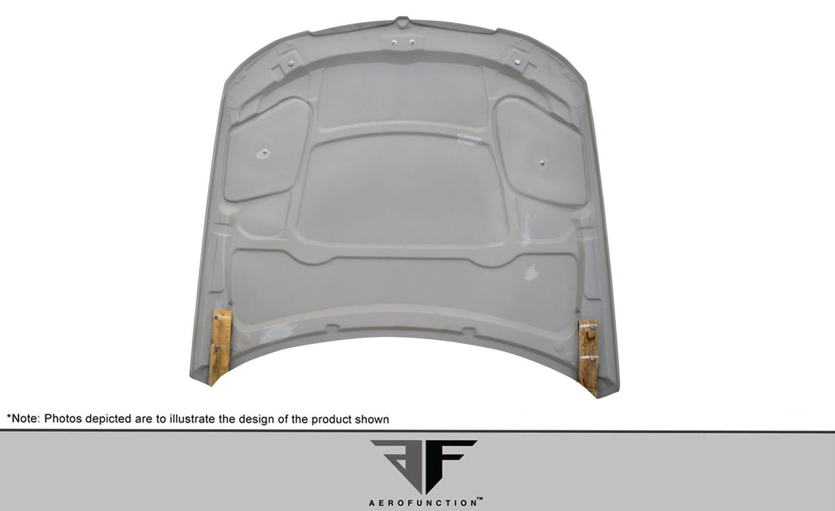 2006-2008 BMW 3 Series E90 4DR AF-1 Hood, Fiberglass - view 4