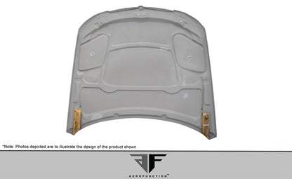 2006-2008 BMW 3 Series E90 4DR AF-1 Hood, Fiberglass - view 4