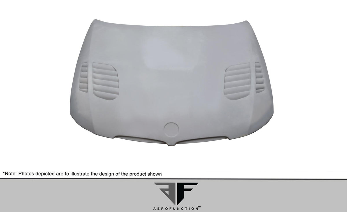 2006-2008 BMW 3 Series E90 4DR AF-1 Hood, Fiberglass - view 5