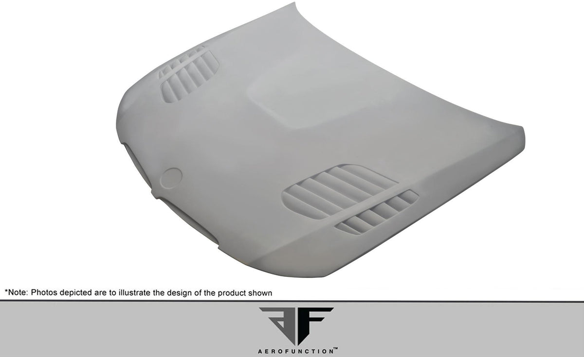 2006-2008 BMW 3 Series E90 4DR AF-1 Hood, Fiberglass - view 6