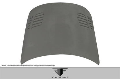 2006-2008 BMW 3 Series E90 4DR AF-1 Hood, Fiberglass - view 9
