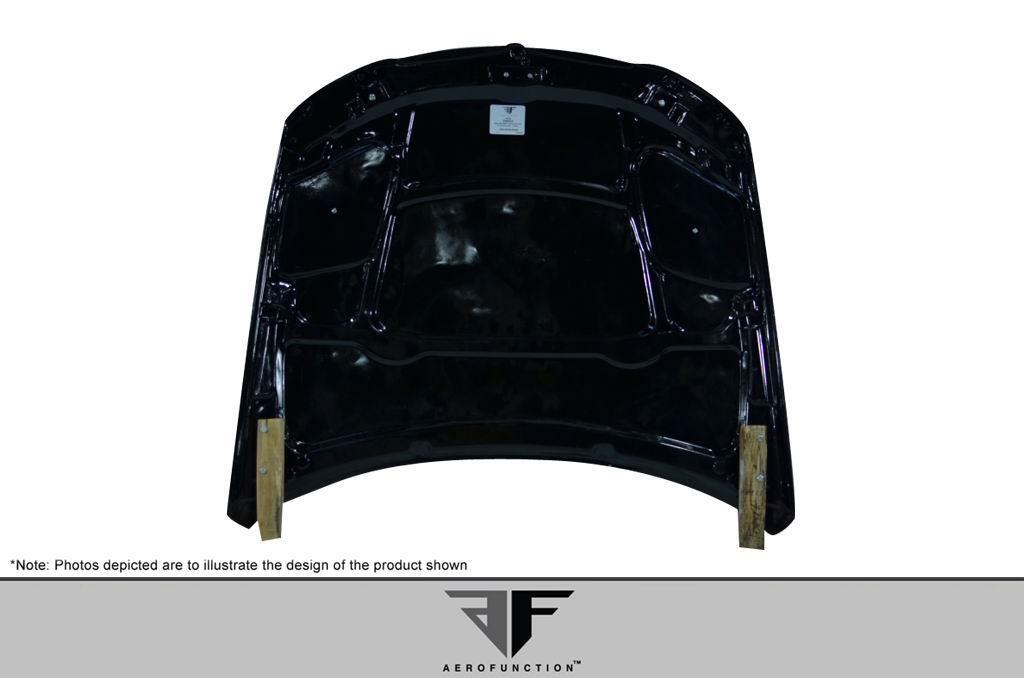 2006-2008 BMW 3 Series E90 4DR Carbon AF-1 Hood, Carbon Fiber - view 3