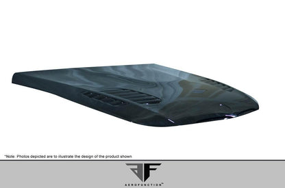 2006-2008 BMW 3 Series E90 4DR Carbon AF-1 Hood, Carbon Fiber - view 7
