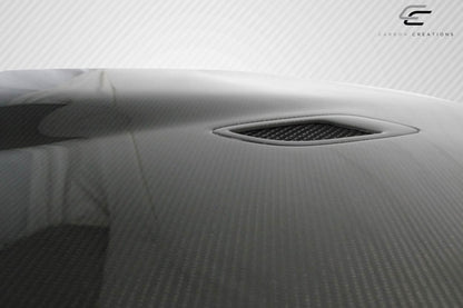 2006-2008 BMW 3 Series E90 4DR DriTech M3 Look Hood, Carbon Fiber - view 5