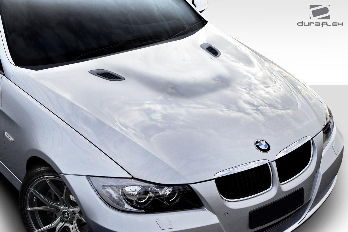 2006-2008 BMW 3 Series E90 4DR M3 Look Hood, Fiberglass - view 2