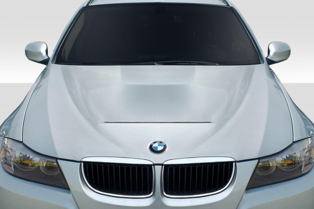 2006-2008 BMW 3 Series E90 E91 4DR / Wagon GTS Look Hood, Fiberglass - view 1