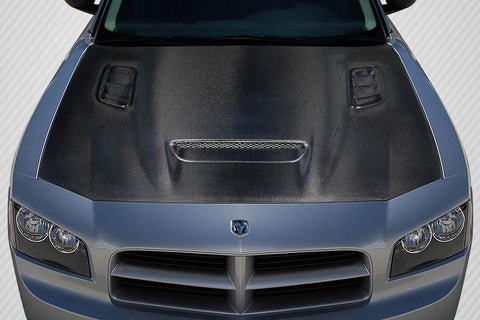 2006-2010 Dodge Charger Carbon Creations Hellcat Redeye Look Hood - 1 Piece