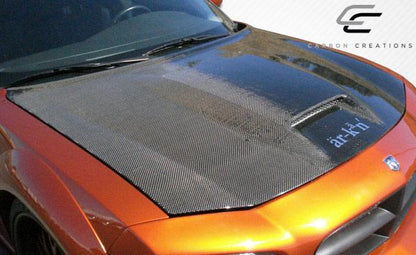 2006-2010 Dodge Charger SRT Look Hood, Carbon Fiber - view 8