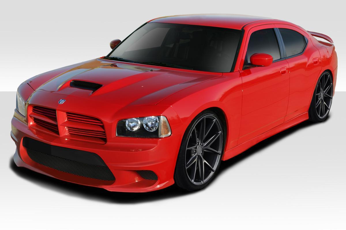 2006-2010 Dodge Charger Hellcat Look Complete Kit, Fiberglass - view 1