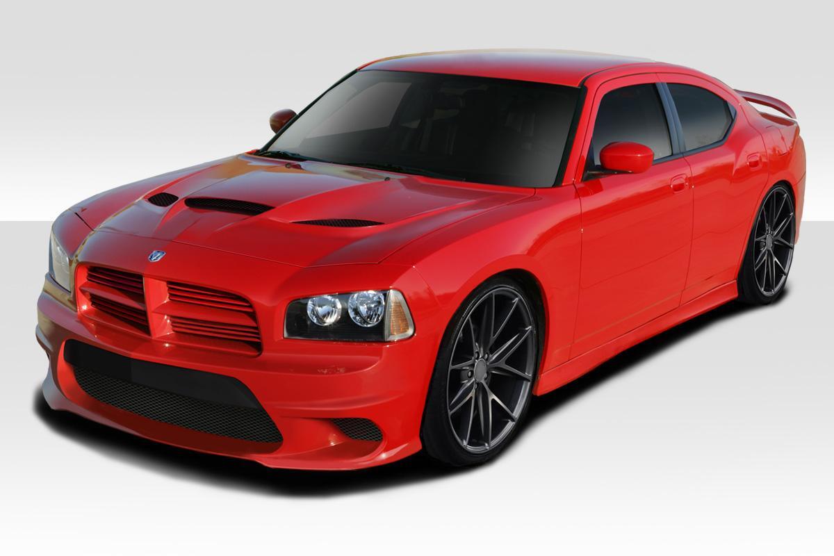 2006-2010 Dodge Charger Hellcat Look Complete Kit, Fiberglass - view 1