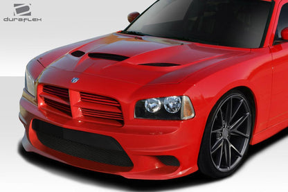 2006-2010 Dodge Charger Hellcat Look Hood, Fiberglass - view 2