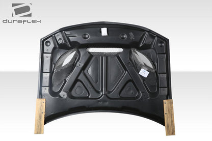 2006-2010 Dodge Charger Hellcat Look Hood, Fiberglass - view 6