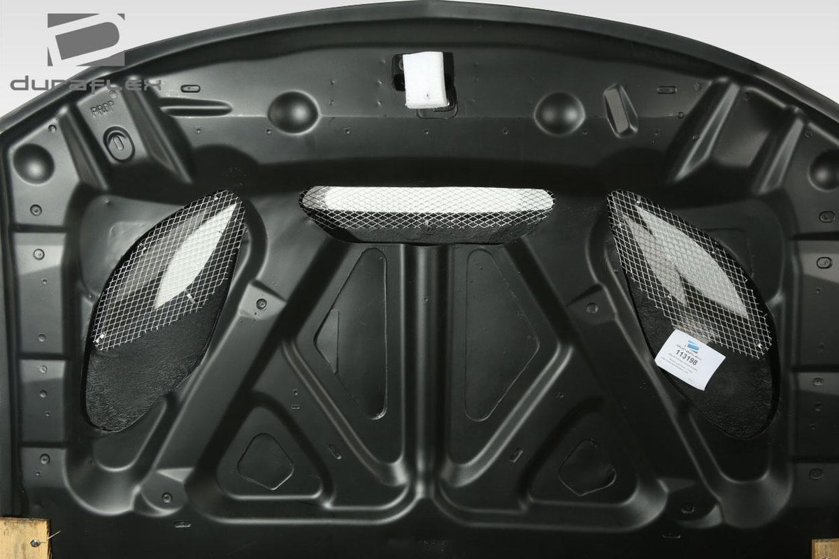 2006-2010 Dodge Charger Hellcat Look Hood, Fiberglass - view 7