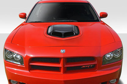 2006-2010 Dodge Charger Shaker Hood, Fiberglass - view 1